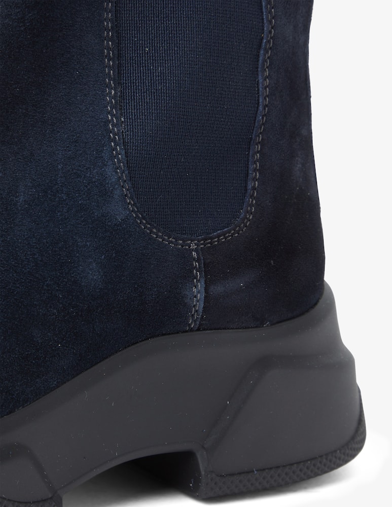 rinascente Voile Blanche Leather chelsea booties