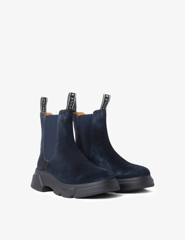 rinascente Voile Blanche Leather chelsea booties