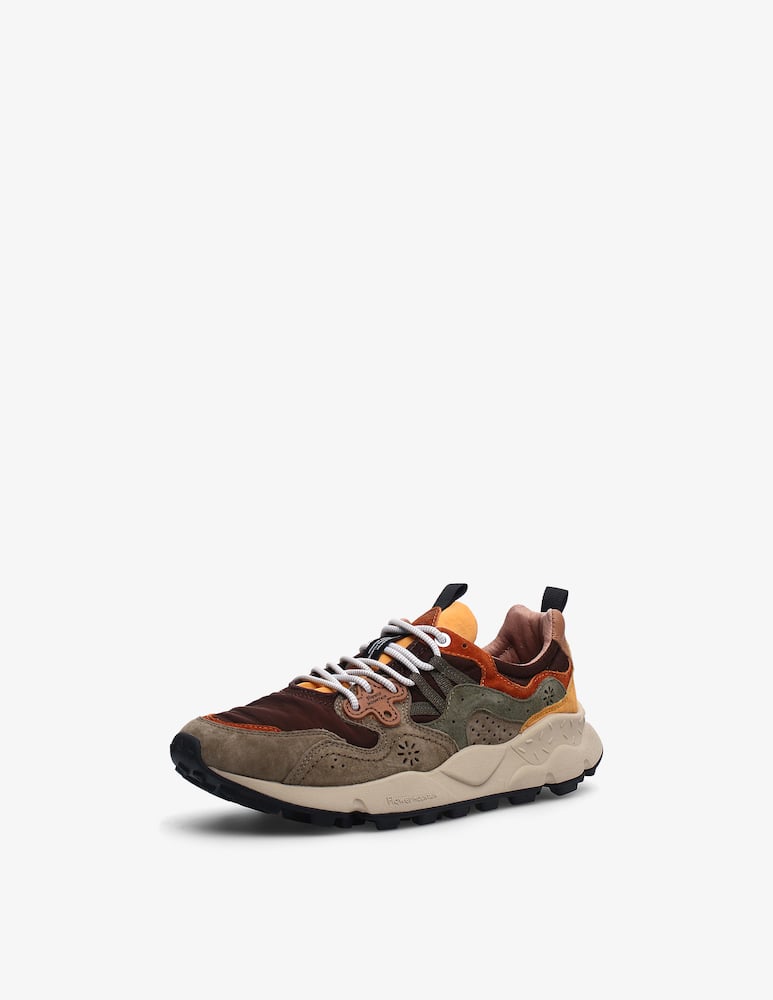 rinascente Flower Mountain Sneakers in suede e nylon Yamano 3