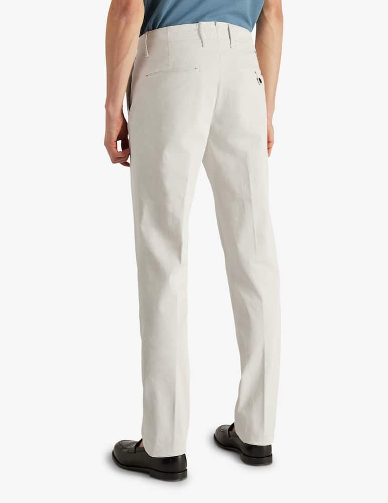 rinascente Slowear Incotex Pantalone slim fit in gabardina stretch certificata