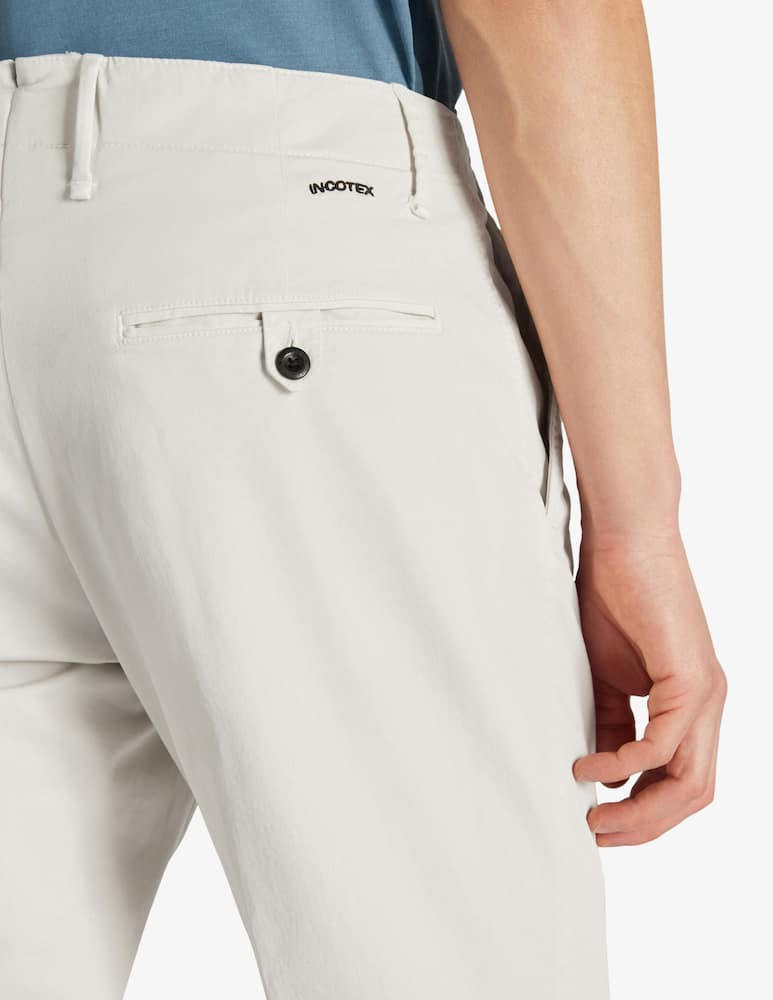 Slowear INCOTEX - Slim fit trousers in certified stretch gabardine - picture 3 Slowear INCOTEX - Slim fit trousers in certified stretch gabardine - picture 3