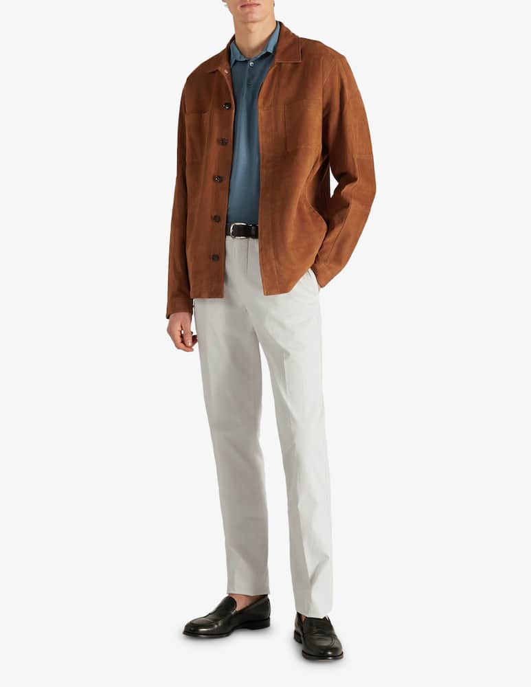 rinascente Slowear Incotex Pantalone slim fit in gabardina stretch certificata