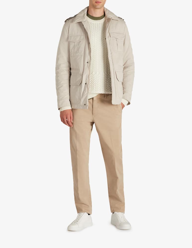 Slowear Montedoro water-repellent technical cotton field jacket - picture 2 Slowear Montedoro water-repellent technical cotton field jacket - picture 2