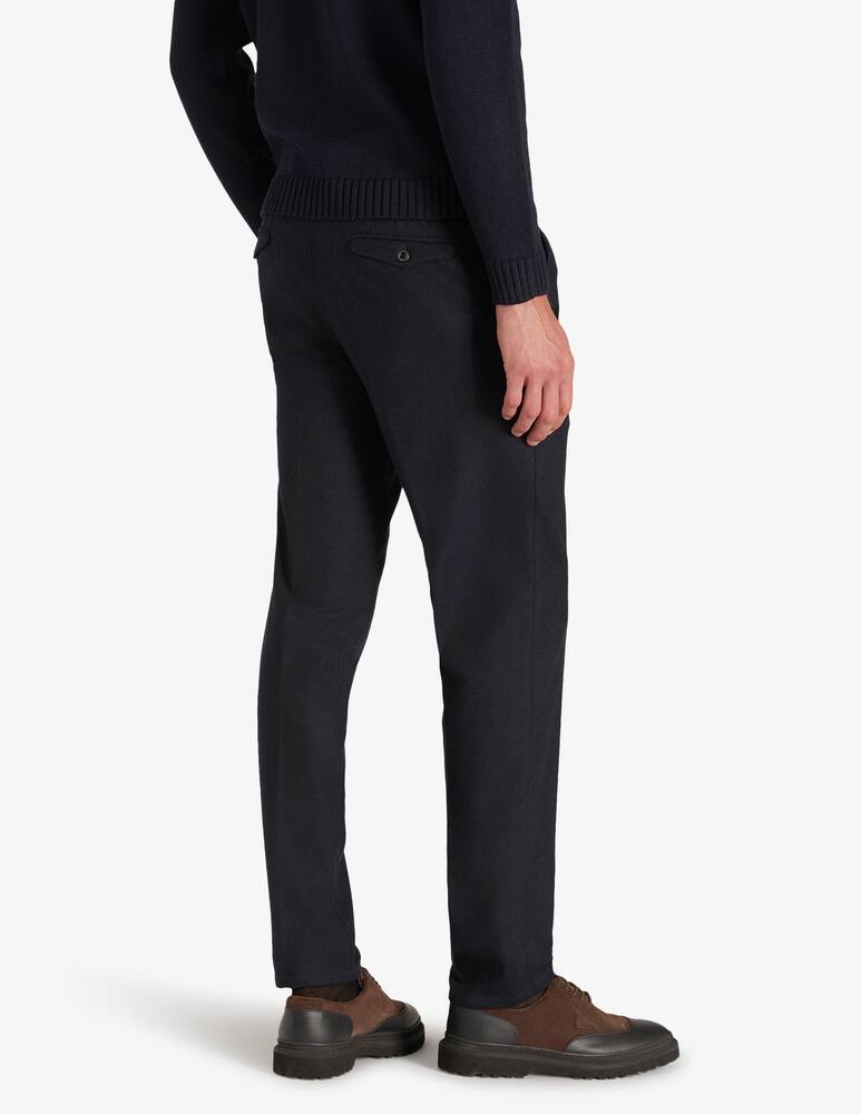 rinascente Slowear Incotex Pantalone tapered fit in lana tecnica stretch