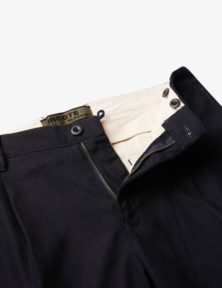 rinascente Slowear Incotex Pantalone tapered fit in lana tecnica stretch