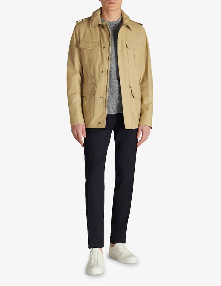 rinascente Slowear Zanone Slim-fit crew neck sweater in certified cotton bouclé