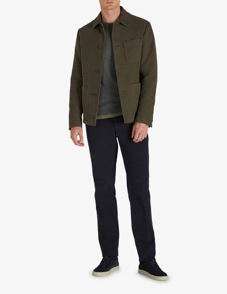 rinascente Slowear Montedoro Blusa regular fit in moleskin