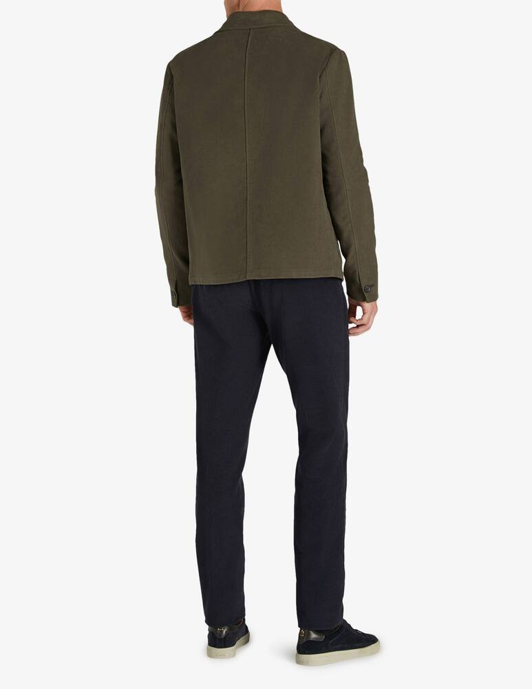 rinascente Slowear Montedoro Blusa regular fit in moleskin