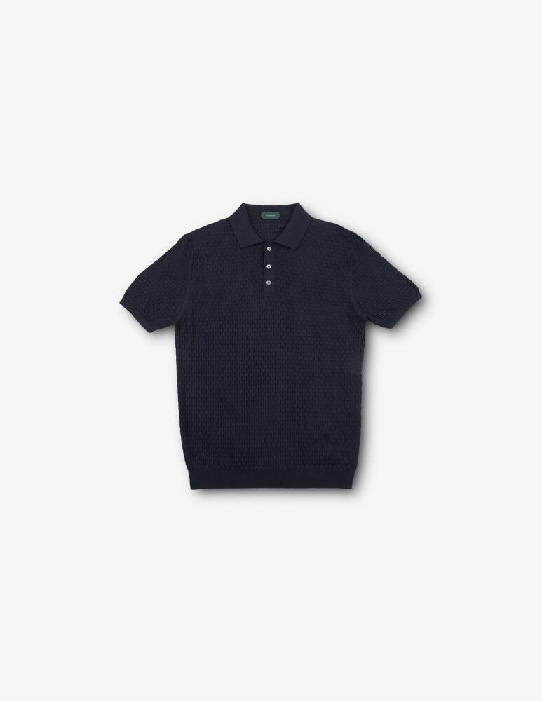 rinascente Slowear Zanone Slim-fit polo shirt in certified cotton crêpe