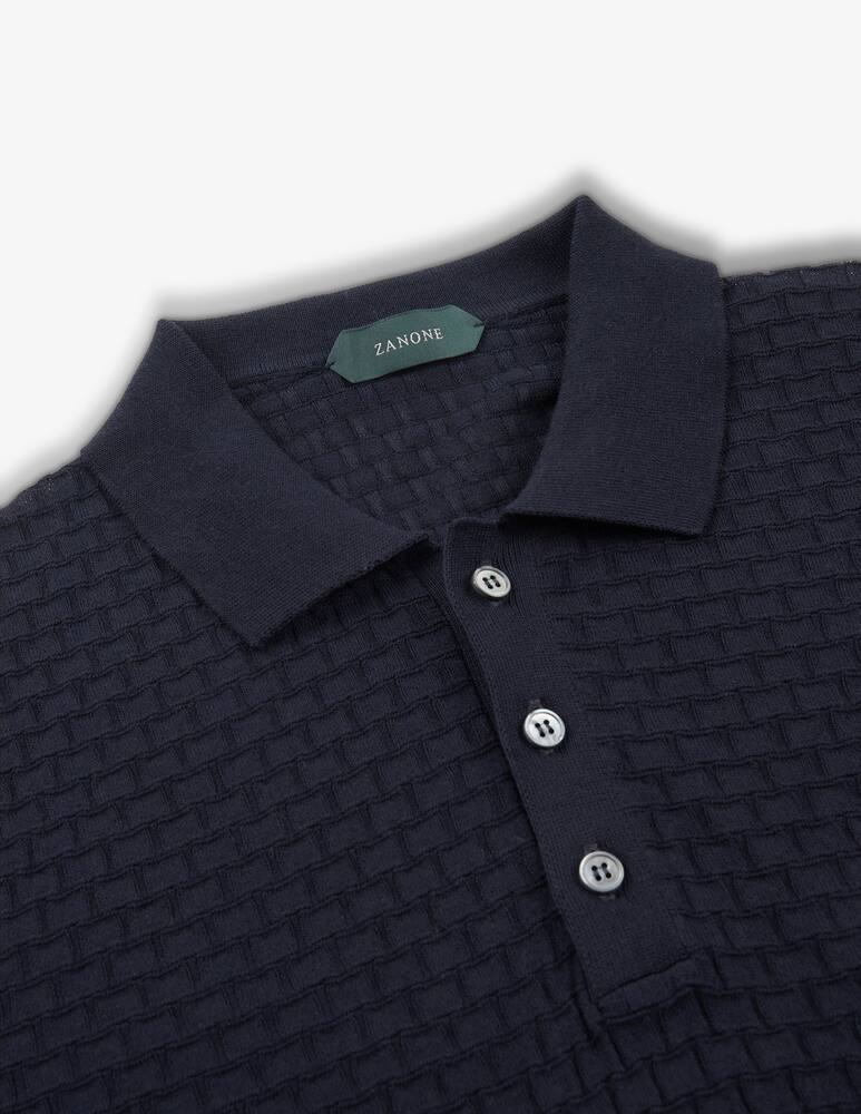 rinascente Slowear Zanone Slim-fit polo shirt in certified cotton crêpe