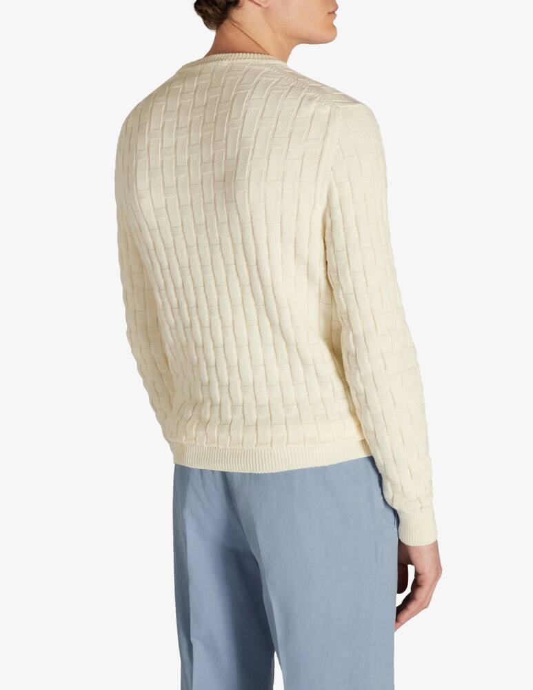 rinascente Slowear ZANONE - Slim-fit crew neck sweater in certified cotton