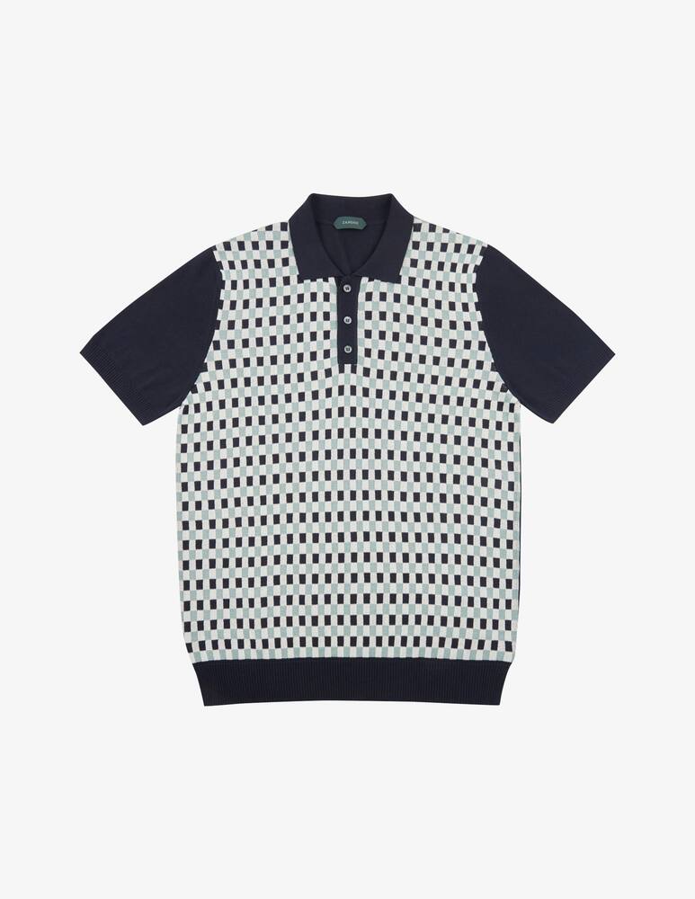Slowear ZANONE - Polo slim fit in cotone crêpe certificato - immagine 1 Slowear ZANONE - Polo slim fit in cotone crêpe certificato - immagine 1