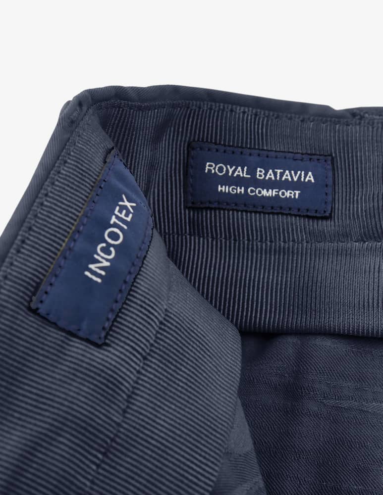 rinascente Slowear Incotex Pantalone regular fit in cotone certificato Royal Batavia