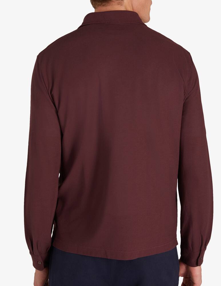 rinascente Slowear Zanone Polo manica lunga slim fit in IceCotton certificato