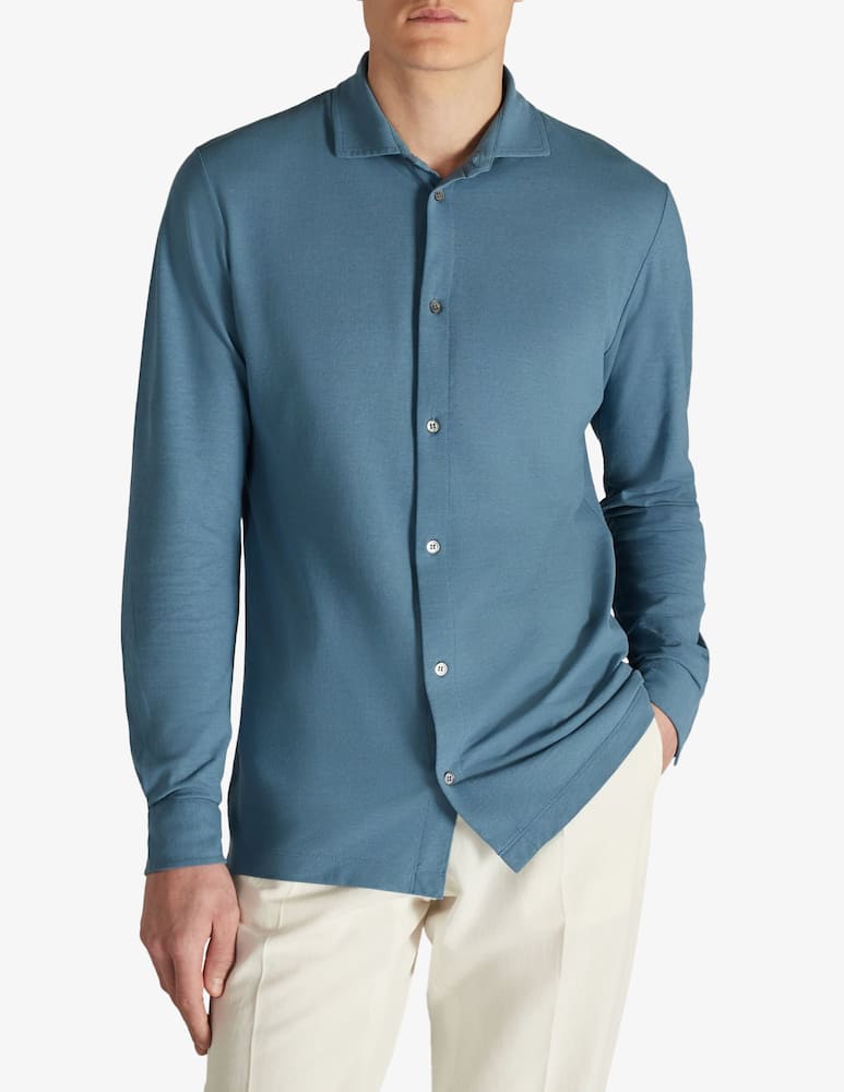 Slowear ZANONE - Camicia slim fit in IceCotton organico - immagine 1 Slowear ZANONE - Camicia slim fit in IceCotton organico - immagine 1