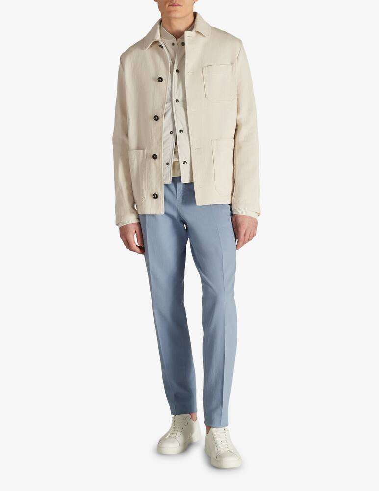 rinascente Slowear Montedoro Blusa regular fit in twill di cotone certificato