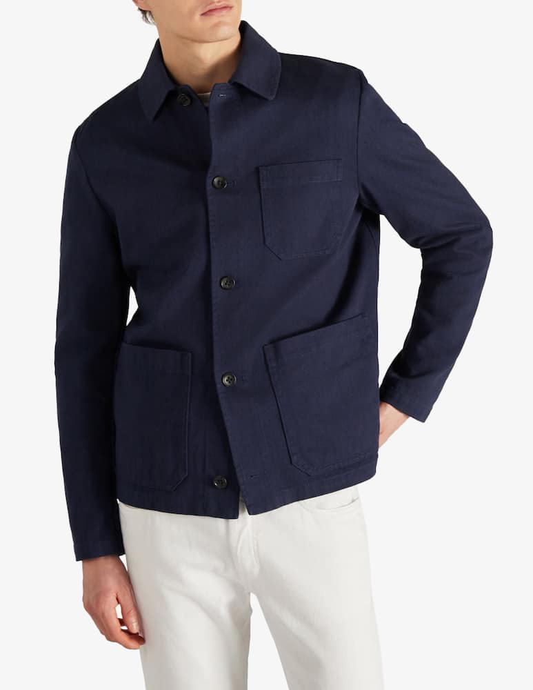 rinascente Slowear Montedoro Blusa regular fit in twill di cotone certificato