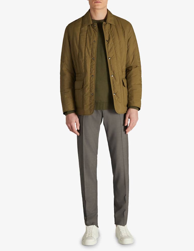 Slowear INCOTEX -  Slim-fit certified tropical wool trousers - picture 4