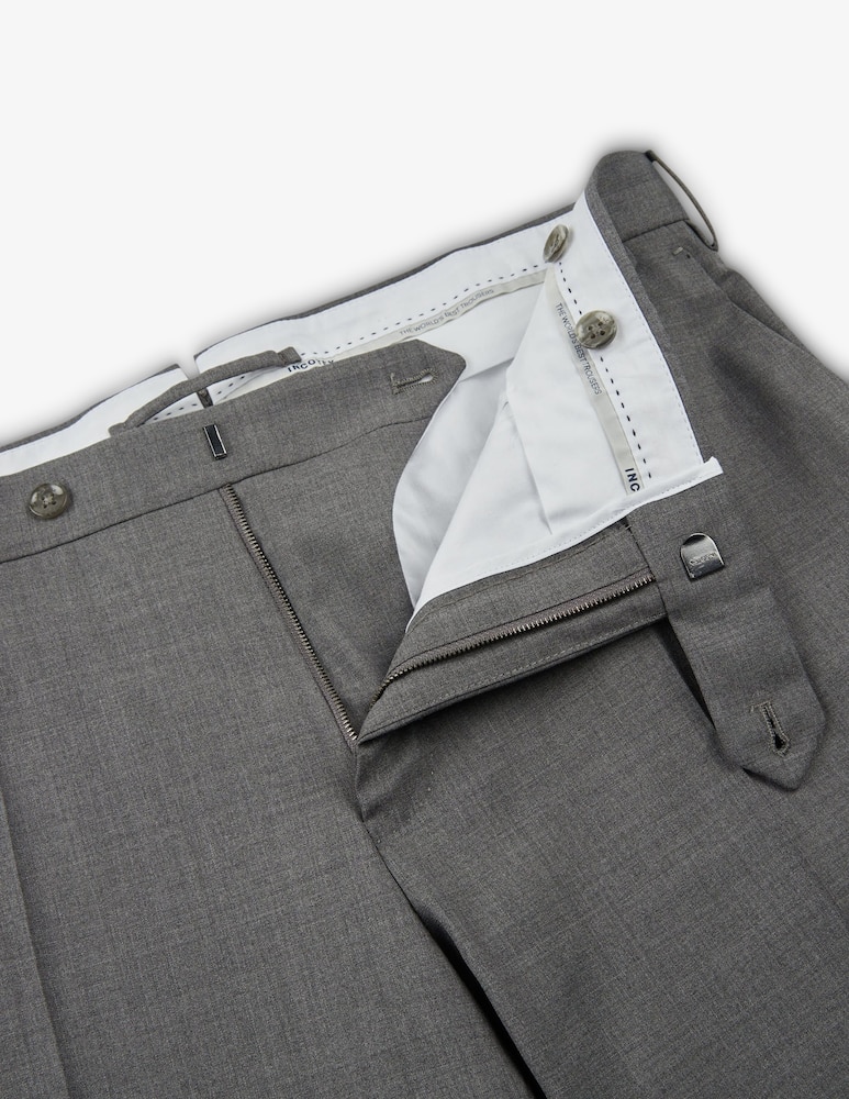 Slowear INCOTEX -  Slim-fit certified tropical wool trousers - picture 8