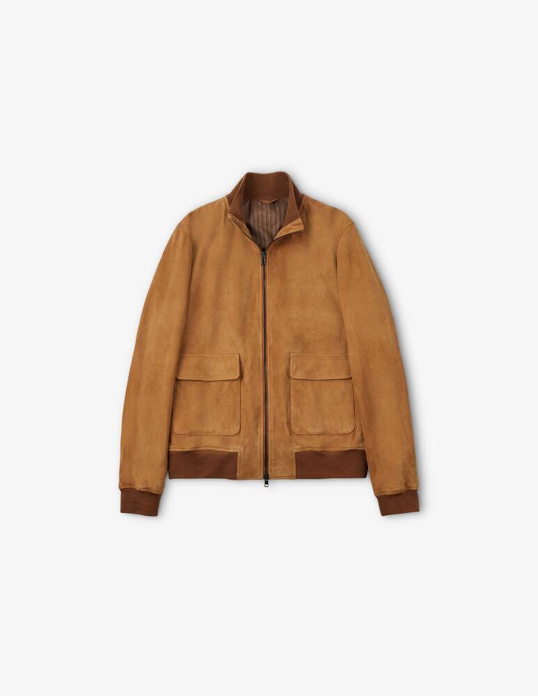 Slowear Montedoro Bomber regular fit in pelle suede - immagine 5 Slowear Montedoro Bomber regular fit in pelle suede - immagine 5