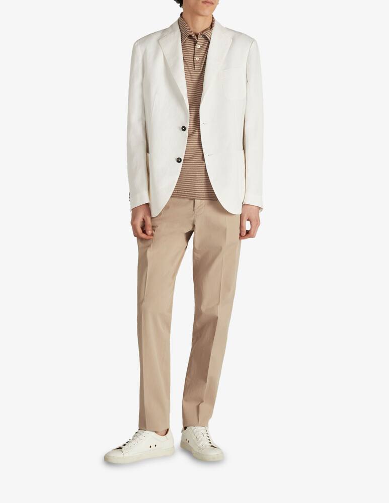 rinascente Slowear Incotex Pantalone Regular fit cotone stretch Royal Batavia