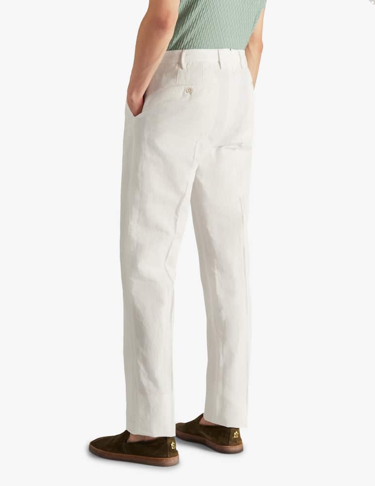 rinascente Slowear Incotex Pantalone regular fit in chinolino certificato