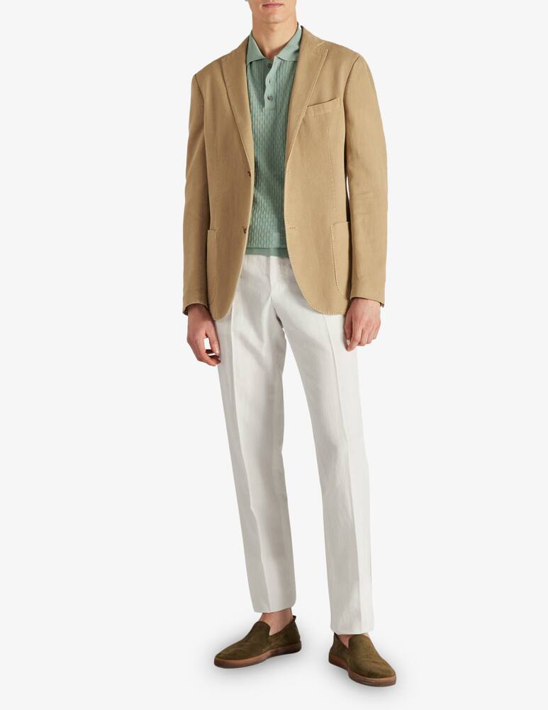 rinascente Slowear Incotex Pantalone regular fit in chinolino certificato