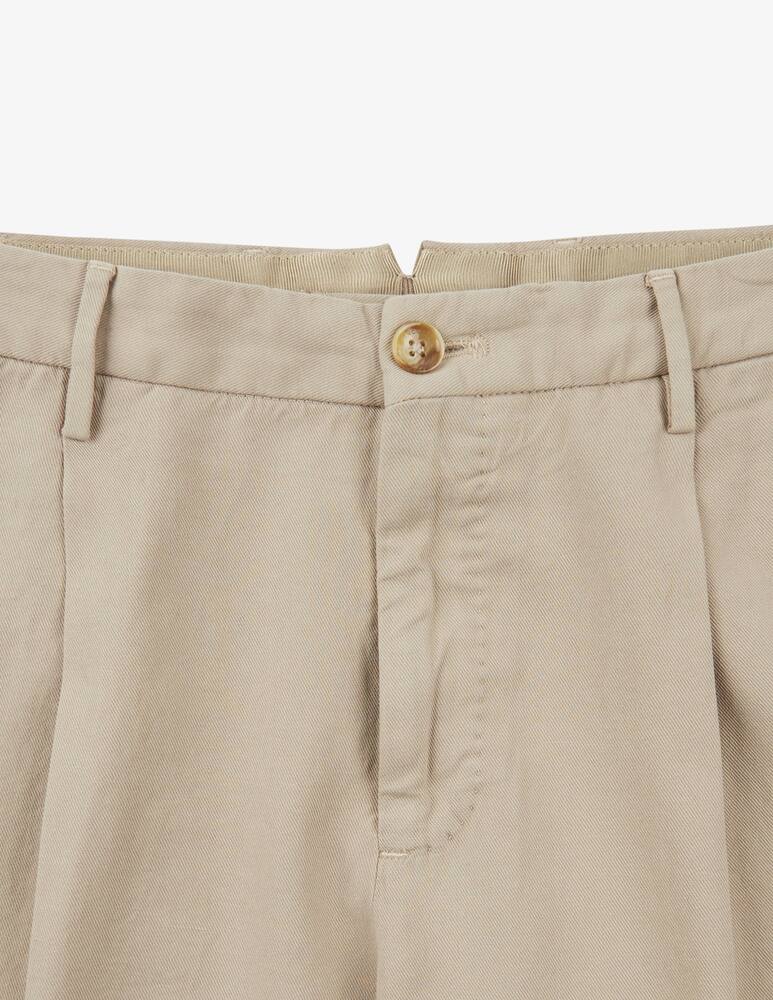 rinascente Slowear Incotex Pantalone tapered fit in cotone ice crêpe chinolino certificato