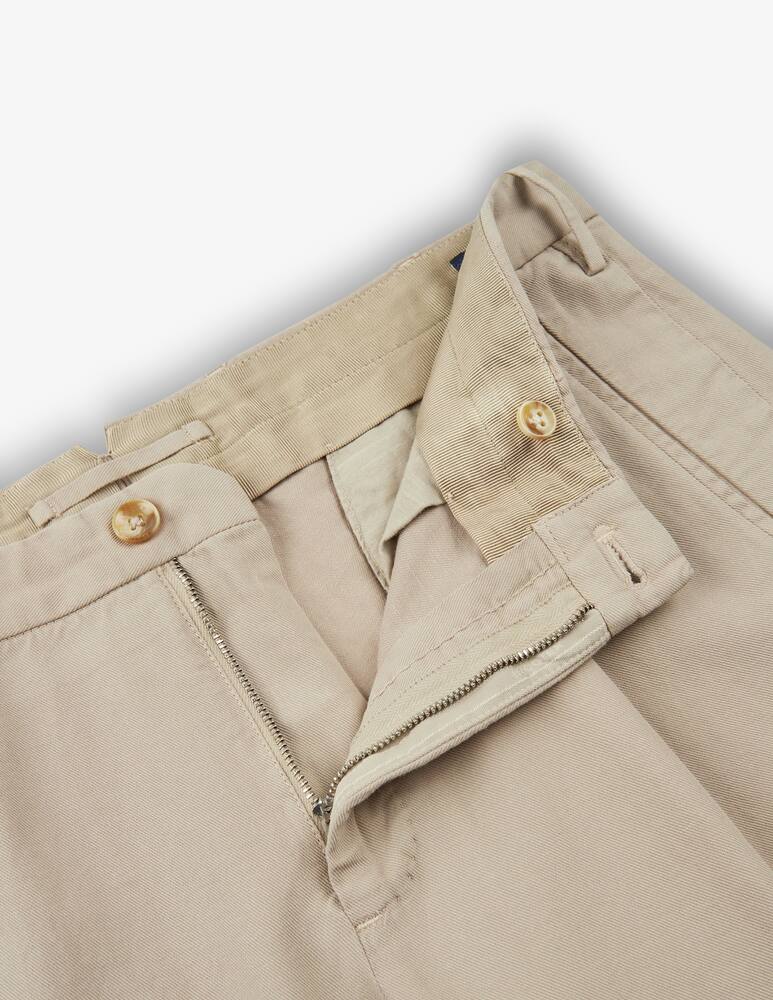 rinascente Slowear Incotex Pantalone tapered fit in cotone ice crêpe chinolino certificato