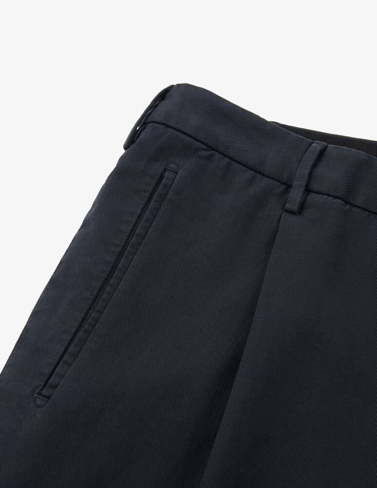 rinascente Slowear Incotex Pantalone tapered fit in cotone ice crêpe chinolino certificato