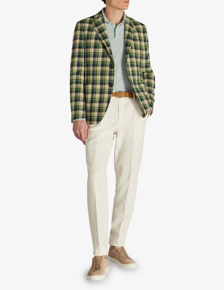 rinascente Slowear Incotex Tapered-fit trousers in certified ice crêpe Chinolino cotton 