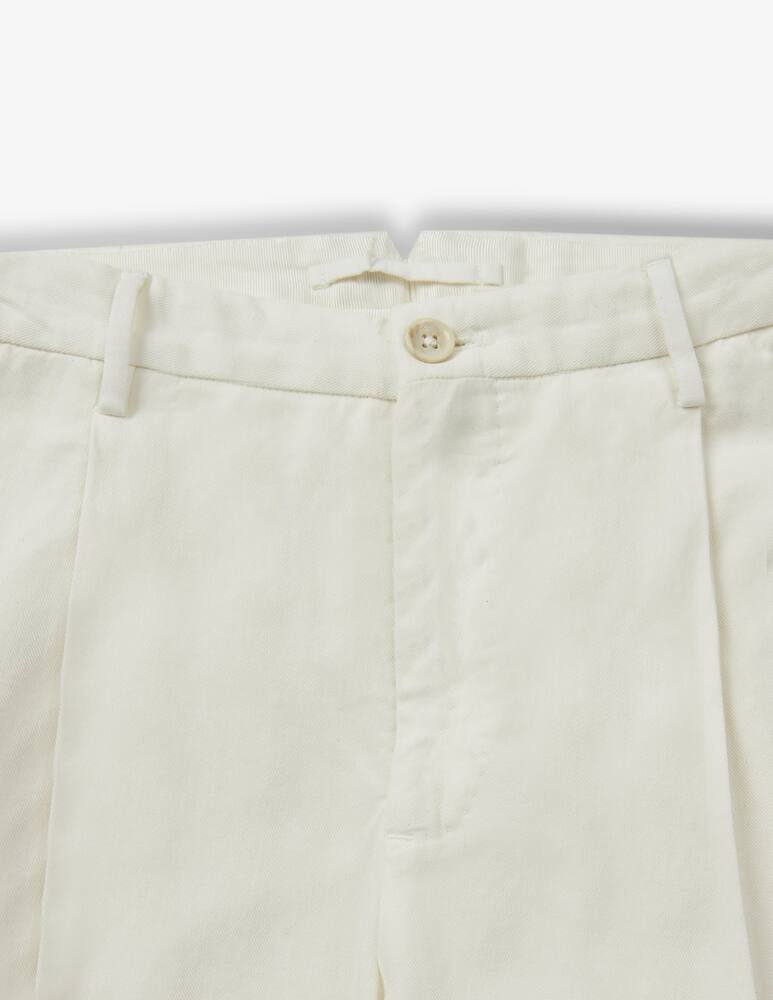rinascente Slowear Incotex Tapered-fit trousers in certified ice crêpe Chinolino cotton 