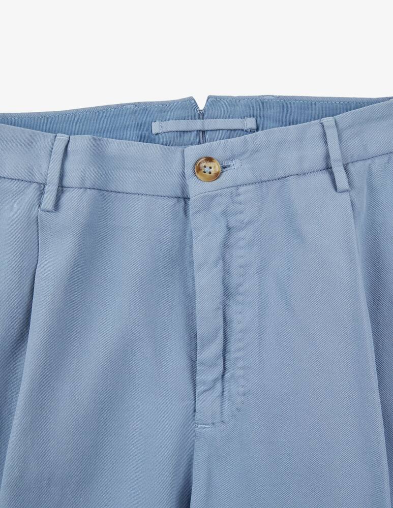 rinascente Slowear Incotex Pantalone tapered fit in cotone ice crêpe chinolino certificato