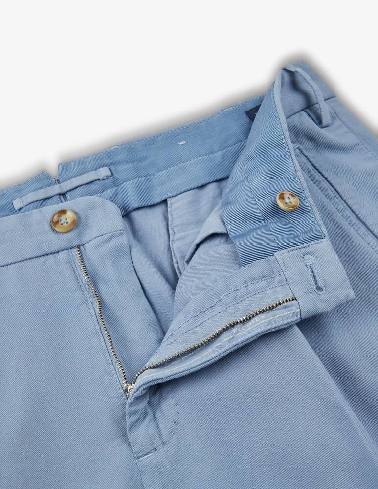 rinascente Slowear Incotex Pantalone tapered fit in cotone ice crêpe chinolino certificato