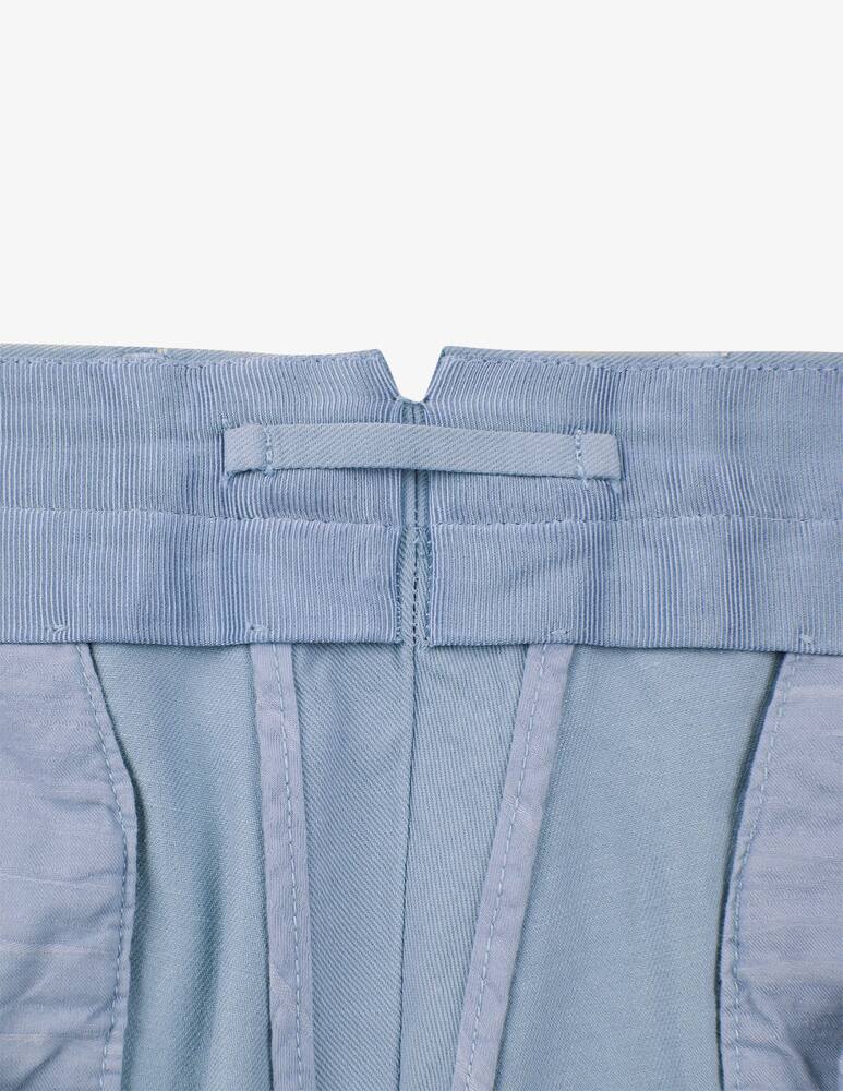 rinascente Slowear Incotex Pantalone tapered fit in cotone ice crêpe chinolino certificato