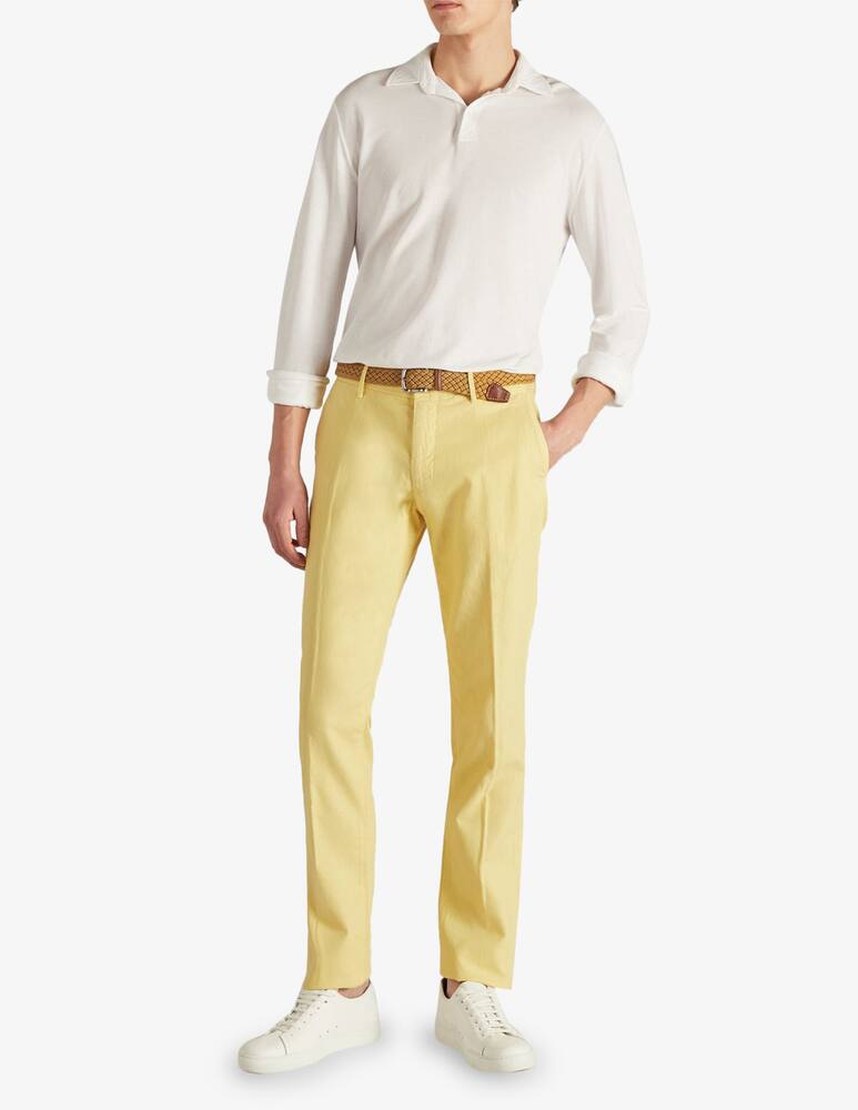 rinascente Slowear Incotex Pantalone slim fit in cotone e lino certificato