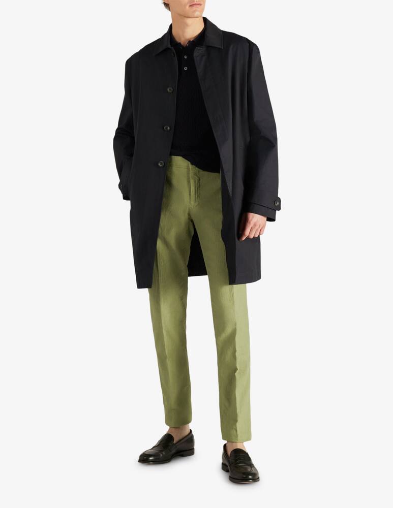 rinascente Slowear Incotex Slim-fit trousers in certified cotton and linen 