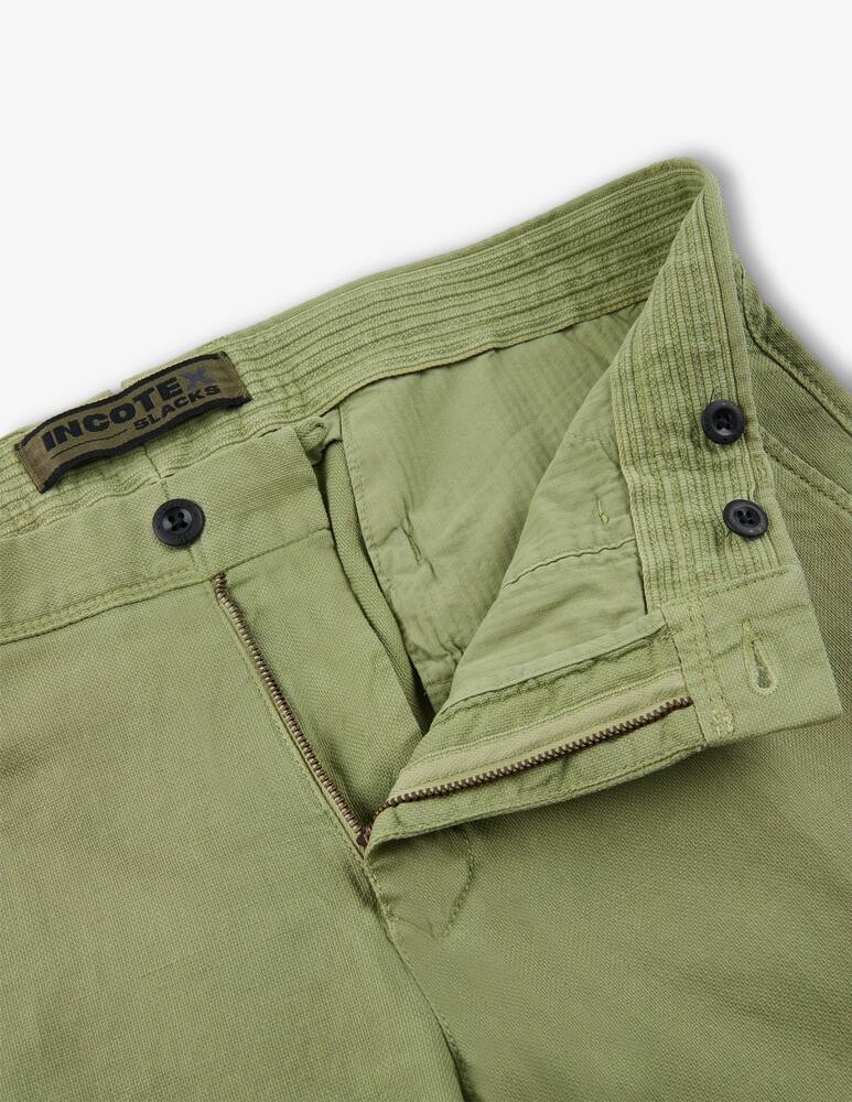 rinascente Slowear Incotex Slim-fit trousers in certified cotton and linen 