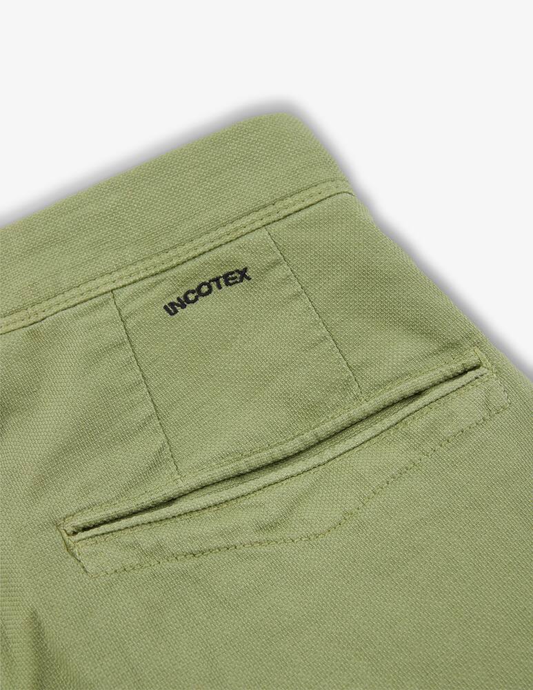 rinascente Slowear Incotex Slim-fit trousers in certified cotton and linen 