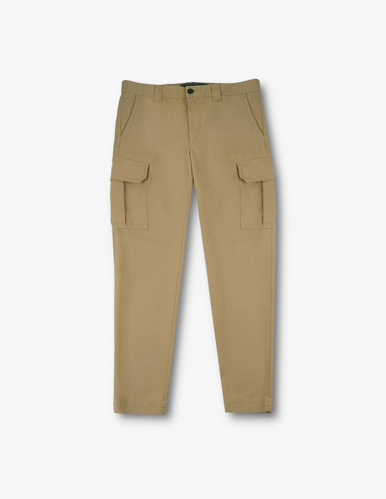 Slowear INCOTEX - Pantalone cargo tapered fit in summer satin certificato - immagine 1 Slowear INCOTEX - Pantalone cargo tapered fit in summer satin certificato - immagine 1