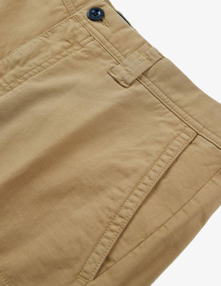rinascente Slowear Incotex Pantalone cargo tapered fit in summer satin certificato