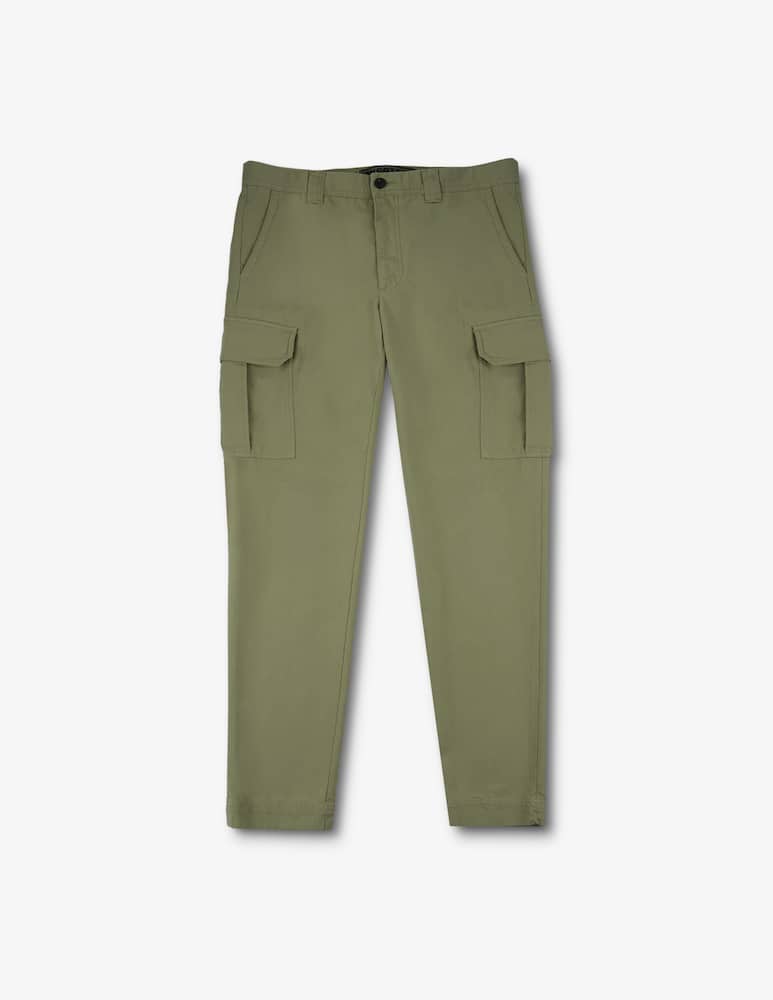 Slowear INCOTEX - Pantalone cargo tapered fit in summer satin certificato - immagine 5 Slowear INCOTEX - Pantalone cargo tapered fit in summer satin certificato - immagine 5