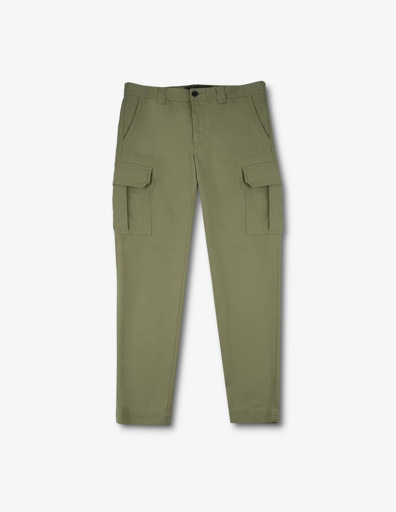 rinascente Slowear Incotex Pantalone cargo tapered fit in summer satin certificato