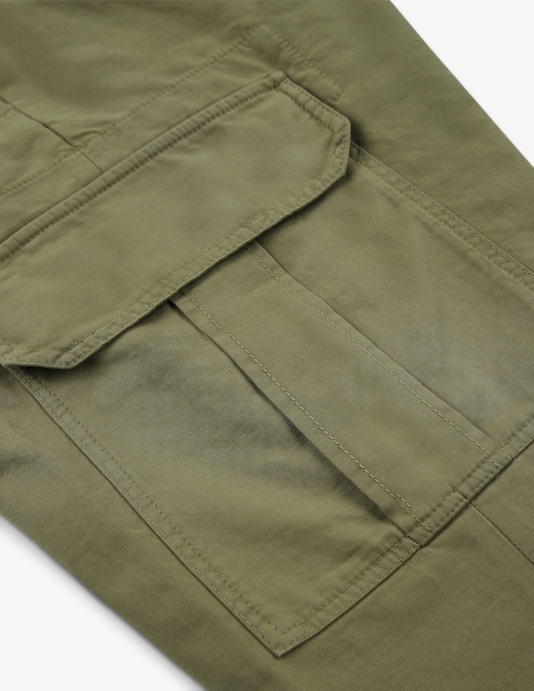 Slowear INCOTEX - Pantalone cargo tapered fit in summer satin certificato - immagine 8 Slowear INCOTEX - Pantalone cargo tapered fit in summer satin certificato - immagine 8