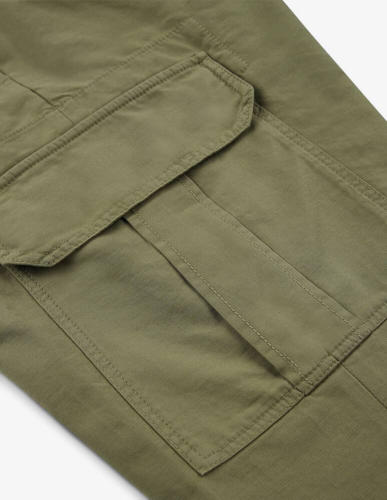 rinascente Slowear Incotex Pantalone cargo tapered fit in summer satin certificato