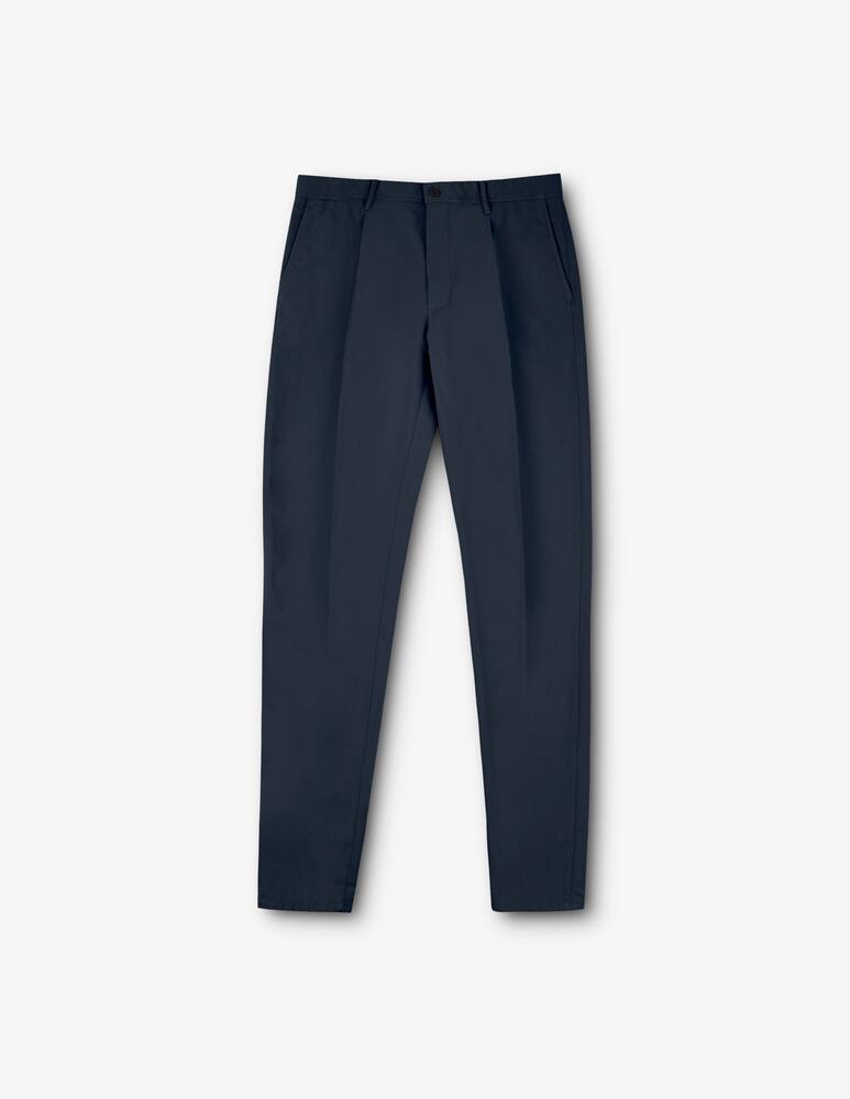 rinascente Slowear Incotex Pantalone tapered fit in summer satin certificato