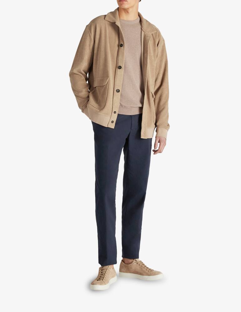 rinascente Slowear Incotex Pantalone tapered fit in summer satin certificato