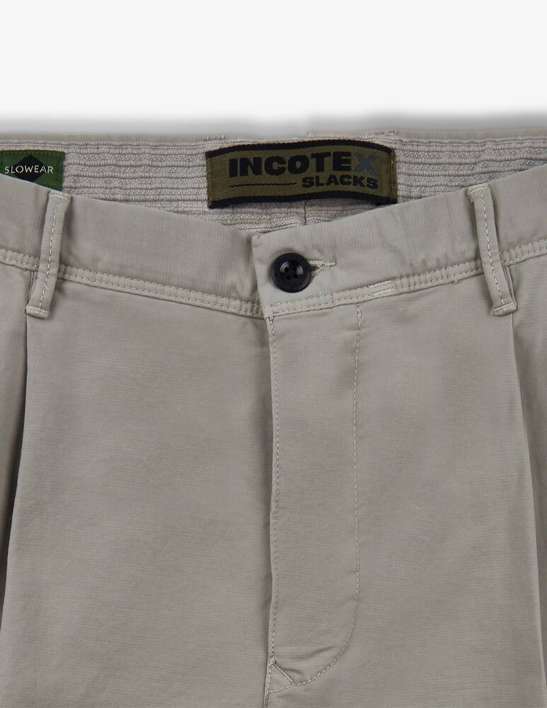 rinascente Slowear Incotex Tapered fit trousers in certified summer satin 