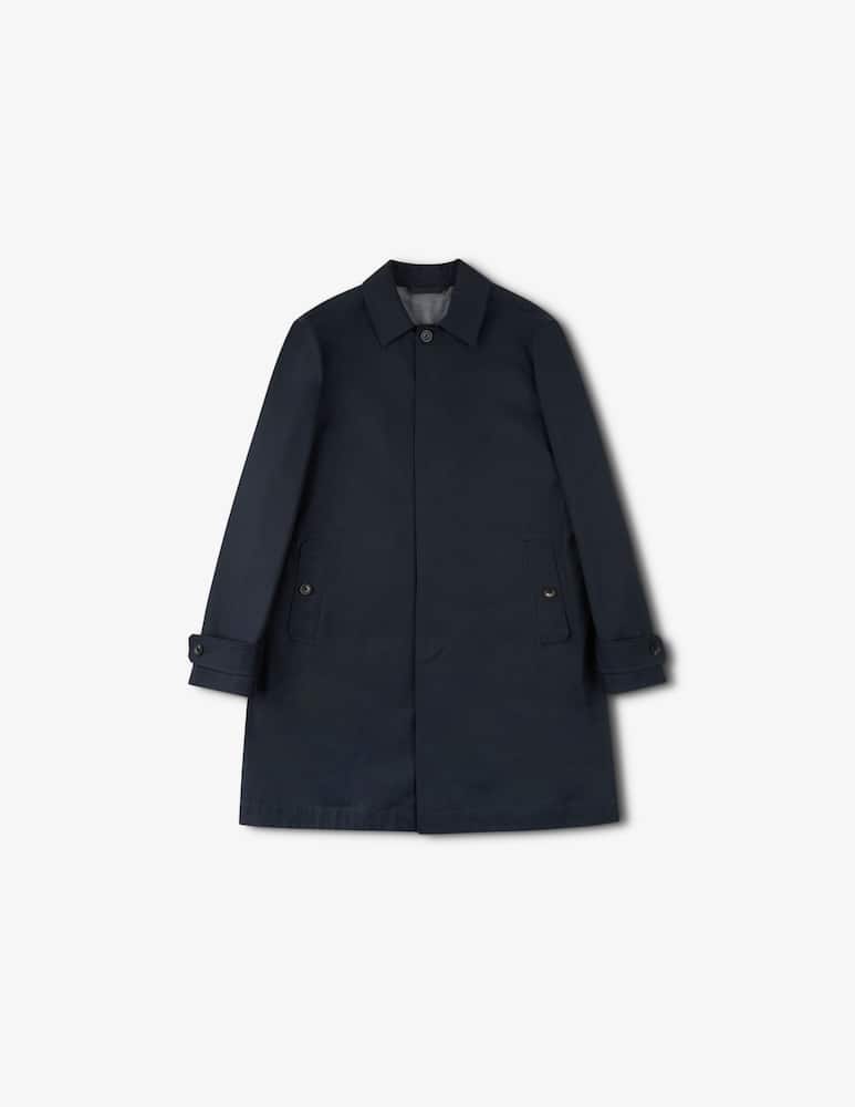 Slowear Montedoro Carcoat regular fit in cotone e tessuto tecnico idrorepellente - immagine 5 Slowear Montedoro Carcoat regular fit in cotone e tessuto tecnico idrorepellente - immagine 5