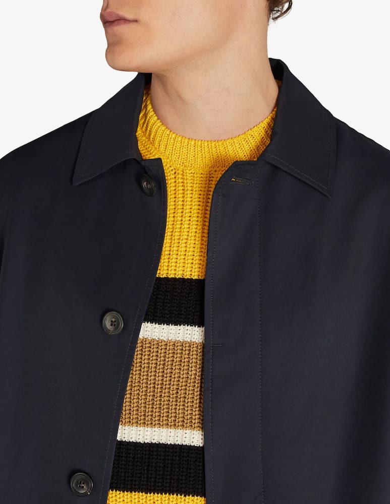 Slowear Montedoro Carcoat regular fit in cotone e tessuto tecnico idrorepellente - immagine 3 Slowear Montedoro Carcoat regular fit in cotone e tessuto tecnico idrorepellente - immagine 3